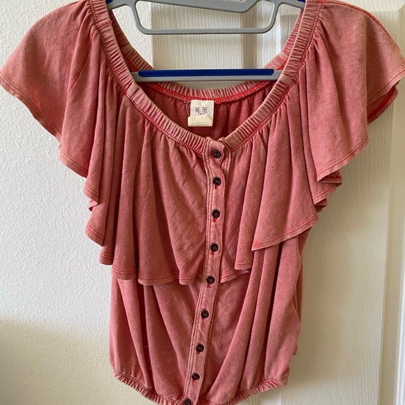 Pink Free people blouse - Picture 5 of 5